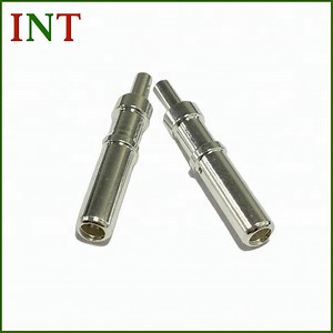 [Hot Item] Copper Crown Spring Plug Connector Male and Female Pin