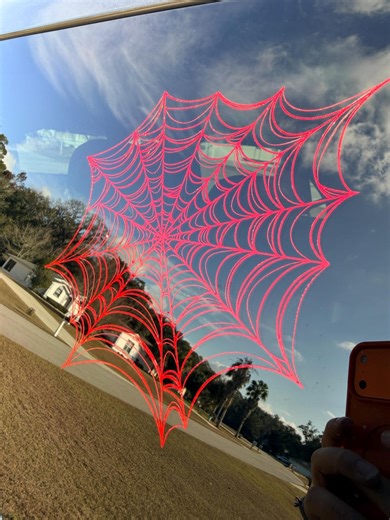 Spider Web Vinyl Decal: Full Size Web, Sider , Car, Sticker, Window, Laptop - Etsy