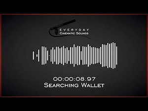 Searching Wallet | HQ Sound Effects
