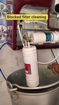water purifier blocked filter cleaning | water purifier filter cleaning#waterpurifier #waterfilter