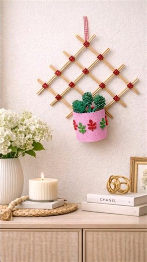 🏡 DIY Wall Hanging Craft ✨ Easy Handmade Home Decoration Ideas