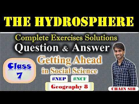 Class 7 Geography Chapter 8 The Hydrosphere Question Answer | Getting Ahead in Social Science NEP