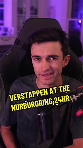 Verstappen Competes at 24 Hours of Nurburgring