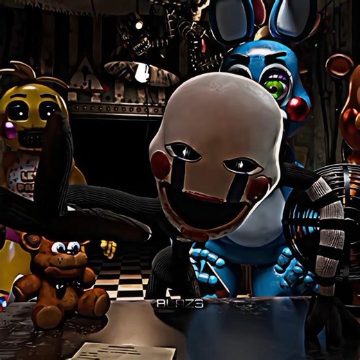 Pov : When Guard Is So Chill 💀#edit #fnaf #bonnie #toychica #freddy #puppet #fypシ #shorts