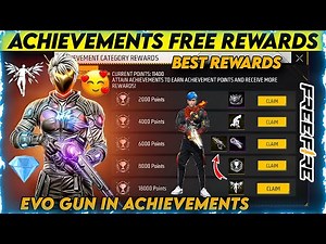 FREE FIRE ACHIEVEMENTS NEW FREE REWARDS | ACHIEVEMENTS NEW REWARDS | ACHIEVEMENTS FREE REWARDS