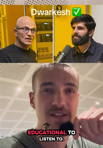 Like Lex Friedman but less of a robot