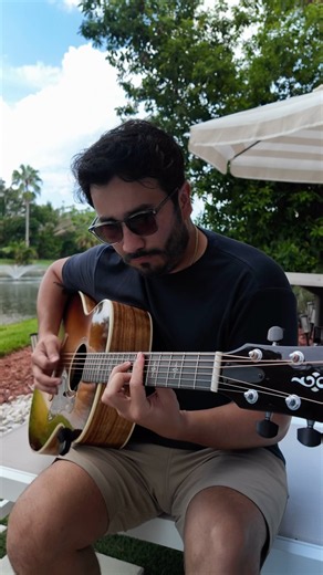 Cooking up a few riffs with the @taylorguitars Gold Label K14e SB #acousticguitar #rnbguitar