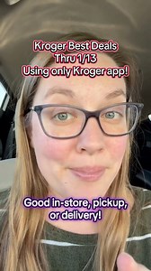 Kroger best deals thru 1/13- clip the coupons in the app and shop in-store, pickup, or delivery! If you love these videos please like, comment, and share!! #krogerdeals #krogercouponing #easycoupondeals #savingmoney #couponingforbeginners | Em’s Coupon Clips