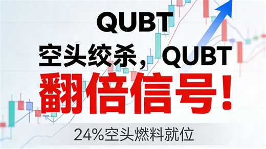 QUBT空头24%，买入良机#QUBT #量子计算 #量子概念股 #美股分析 #空头持仓 #期权数据 #科技股分析 #美联储降息 #高风险投资 #美股投资