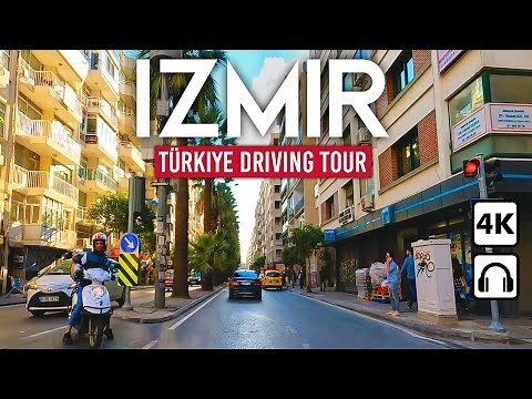 IZMIR, Türkiye 🇹🇷 4K Sunny Day Driving Tour