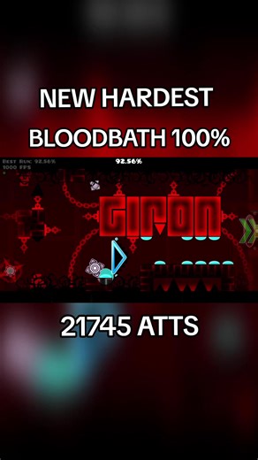 BLOODBATH 100% - The Ultimate Geometry Dash Challenge