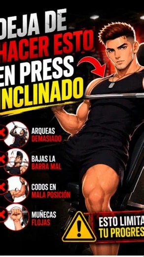 Your incline press technique is wrong and you didn't even know it #chest #bodybuilding #technique