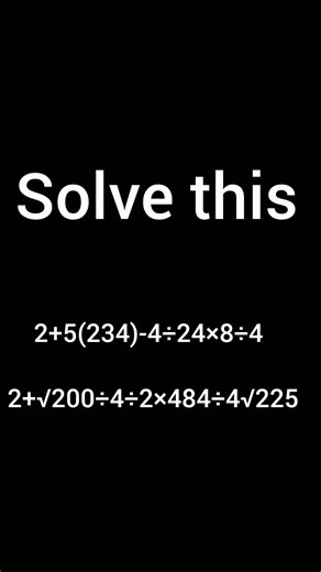 Basic Maths Operations in Seconds#shorts #bodmas #simplemaths