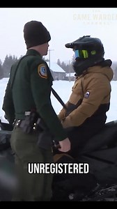 1.2M views · 7.9K reactions | Is your snowmobile registered? ❄️ While on patrol, New Hampshire Conservation Officer Austin Valladares checks a rider operating on public trails. In New Hampshire, registration aids identification, helps fund trail grooming and maintenance, supports local snowmobile clubs, and keeps riding areas open for everyone. Catch the full episode streaming now for free on YouTube! | Game Warden Channel | Facebook