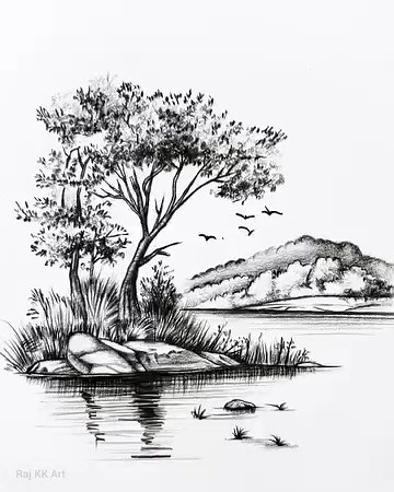 7.2K views · 220 reactions | #easydrawing #art #pencilsketch | Raj KK Art | Facebook