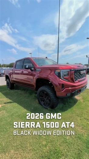 Lifted, Loud, & Loaded! 2026 GMC Sierra 1500 Black Widow