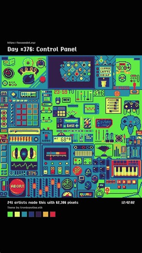 BasePaint Day #376: Control Panel