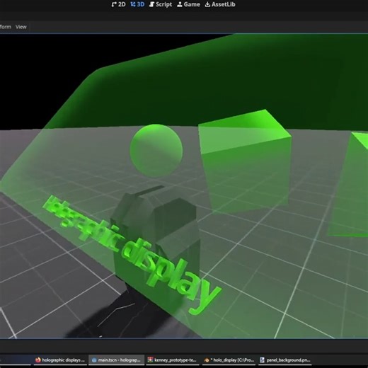 13K views · 234 reactions | Lukky showcased the power of Godot 4.5's stencil buffer with a cool holographic display and shared the project for free. Check it out and learn more about how the stencil buffer works: https://80.lv/articles/holographic-display-made-with-stencil-buffer-in-godot-4-5 | 80 Level | Facebook
