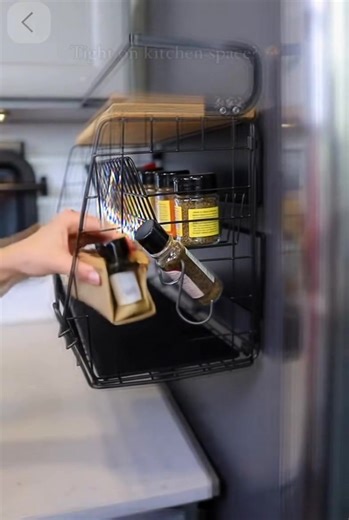 "Tight on kitchen space? 🙈 Found the perfect solution for keeping our camper counters clear." #rvkitchen #rvhacks #camperhacks #rvorganization #rvstorage | RV Camping Life