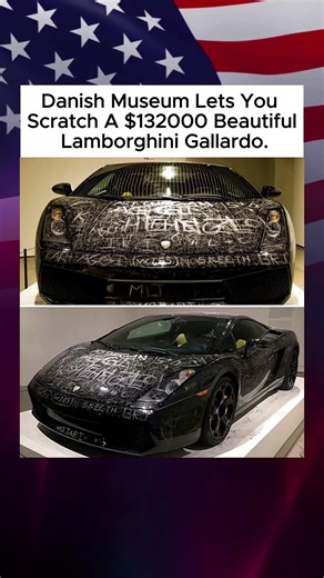 Danish Museum Allows Visitors to Scratch a $132,000 Lamborghini Gallardo