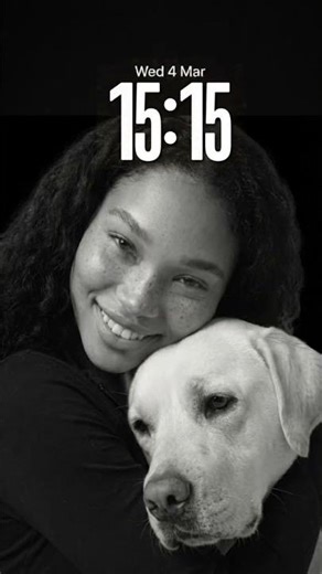 Create beautiful photo wallpapers with your furry best friend.🤍🐶