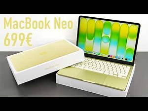 MacBook Neo - Unboxing, first test & initial impressions
