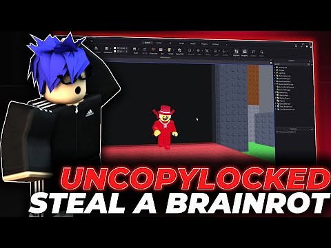 [LASTEST 1x1x1] Steal A Brainrot Uncopylocked Lastest | Roblox Studio [TUTORIAL]