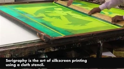 The Serigraphic Process - Screen Printing Techniques