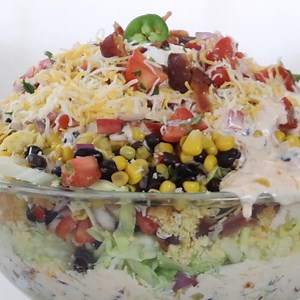 4.4K views · 33 reactions | *Recipe in Comments* This Layered Southwestern Cornbread Salad is a vibrant mix of flavors and textures that brings a fresh twist to your meal! | Melissa's Southern Style Kitchen | Facebook