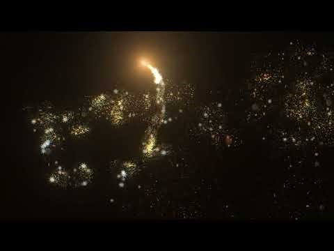 gold sparkle particle overlay