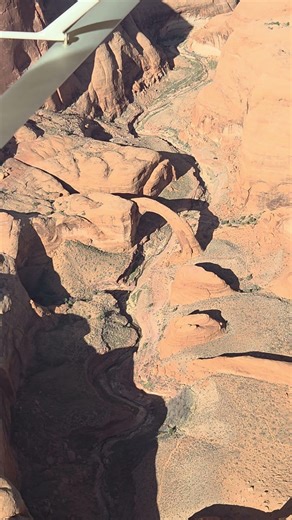 Rainbow Bridge National Monument by airplane