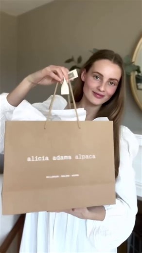 alicia adams alpaca on Instagram: "February's not over yet, but we’ve braved the worst of winter weather. ❄️ A little gift sounds well-deserved, don’t you think? 🤍 Enjoy 15% off sitewide and a free Berlin Scarf with orders over $400. Today is the last day to shop for guaranteed delivery by 2/14! 🎥 @_moschinogirl_"