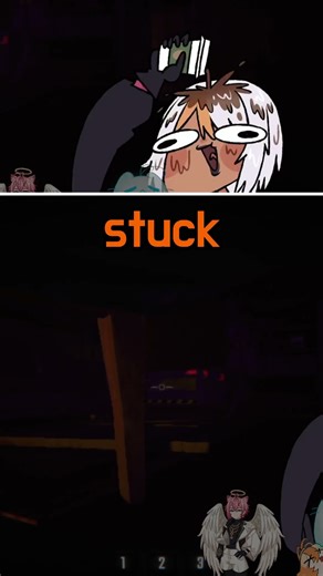 She got stuck| #shorts #horrorgaming #repo