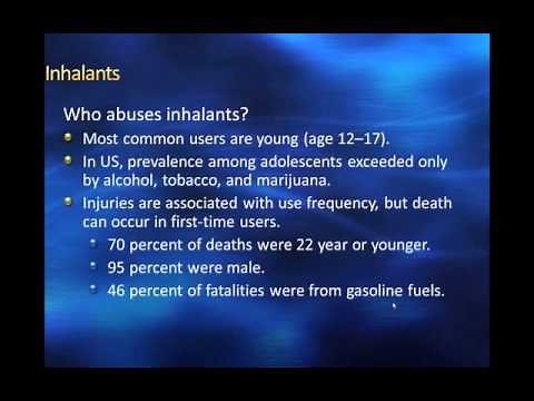 Inhalants as Drugs of Abuse
