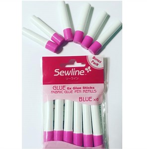 Sewline Refill for Glue Pen Blue Pack of 6