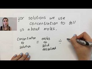 How to calculate concentrations of solutions using moles GCSE Chemistry
