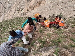 1 Dead, 1 Injured as Bike fell down into a Deep Gorge near Salal. Locals hold Protest against GREF and Health Department, Block Road | Reasi Updates