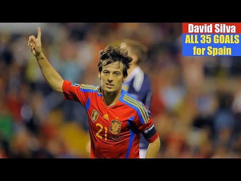 David Silva ◉ All 35 Goals for Spain 🇪🇸