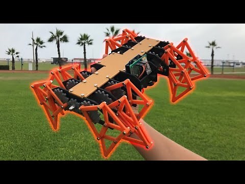 Como hacer Robot de 12 patas- Strandbeest- Theo Jansen Mechanism