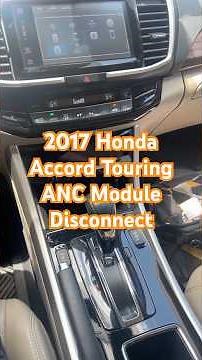 How to Disable ANC Module on 2017 Honda Accord Touring (Sub & Amp Install Guide)