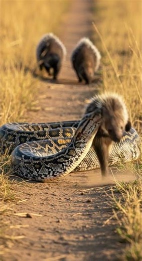 Will the snake successfully catch the fastest prey in the wild #wildlife #nature #snake