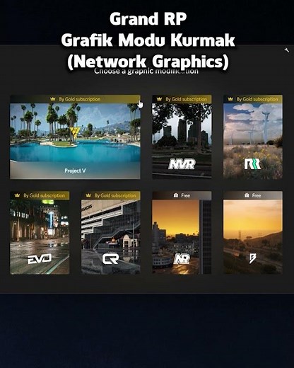 Grand RP - Grafik Modu Nasıl Kurulur? (Network Graphics) - #shorts #gta #gta5 #oyun #grandrp