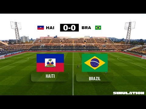Brazil vs Haiti | World Cup 2026 Clash ⚽ PES 21 Full Match Gameplay SIMULATION