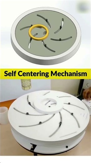 3How Self Centering Mechanism Works! Automatic Alignment Explained #shorts