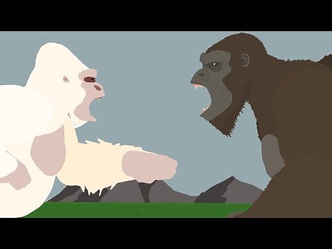 Kong vs George | BATTLE OF THE MONKES | Rampage vs MonsterVerse