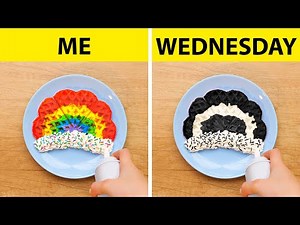 ME vs WEDNESDAY COOKING CHALLENGE | Kitchen Gadgets and Parenting Hacks