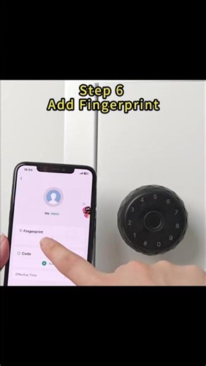 Viladepot Smart Lock Fingerprint Door Lock TYPE-C Interface App Control Passcode Unlock Electronic