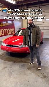 We just came across a 1999 Chevrolet Monte Carlo LS showing only 15,000 original miles, a true late-’90s survivor. these cars were known for their smooth ride, reliability, and everyday comfort. Finding one this clean and untouched is getting harder every year, especially in a world where most Monte Carlos were daily-driven into the ground. | Low Miles No Miles