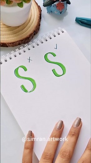 calligraphy tutorial #art #calligraphy #lettering #satisfying #shorts #viral