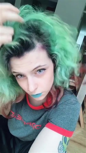 Fuck #greenhair #fantasyhair